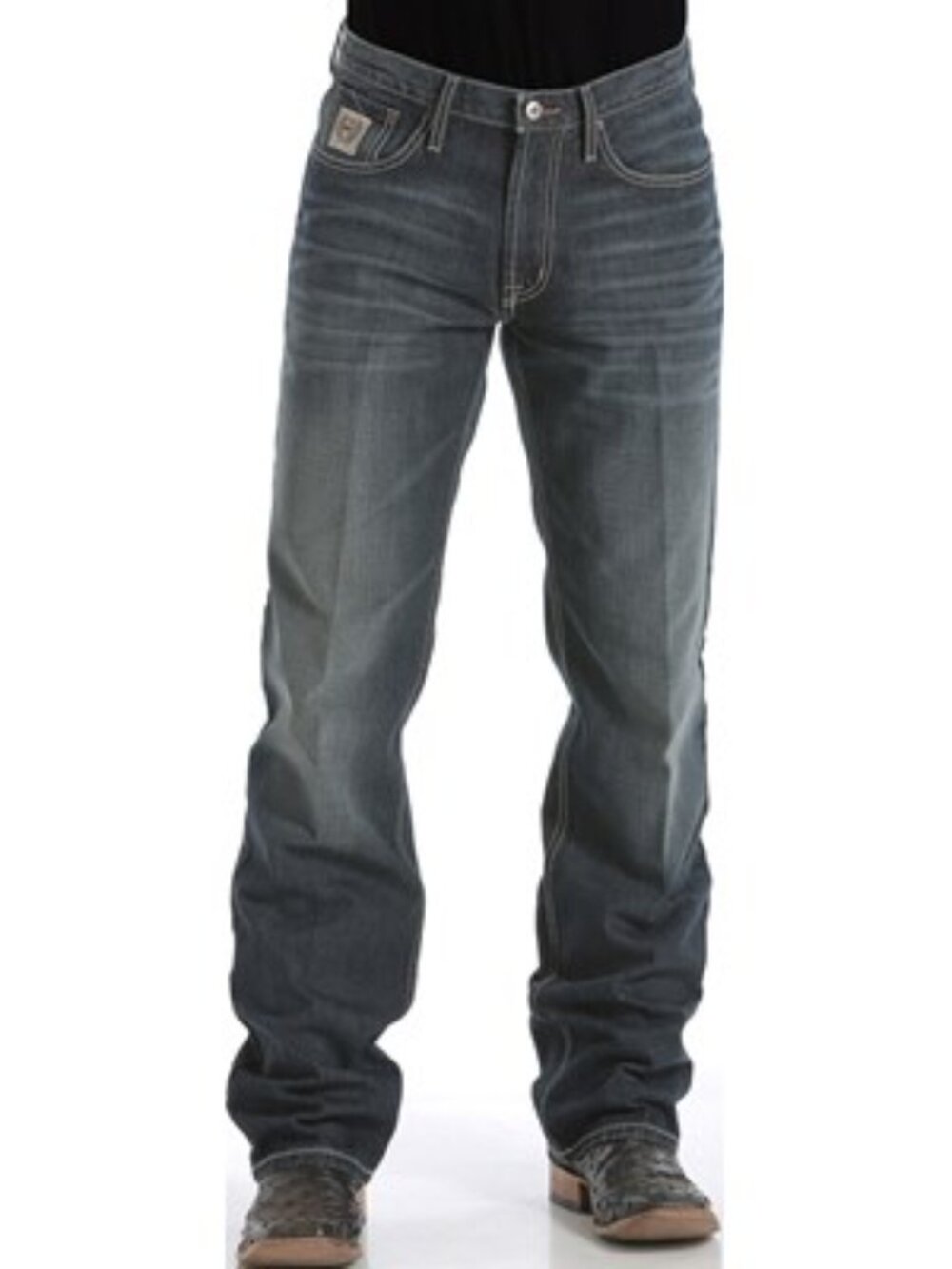 Cinch - Mens White Label Dark Stone Relaxed Jeans